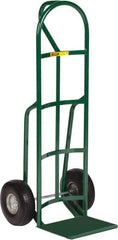 Little Giant - 600 Lb Capacity 49" OAH Hand Truck - Loop Handle, Steel, Flat-Free Microcellular Foam Wheels - Americas Industrial Supply