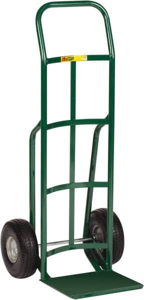 Little Giant - 600 Lb Capacity 47" OAH Hand Truck - Continuous Handle, Steel, Flat-Free Microcellular Foam Wheels - Americas Industrial Supply