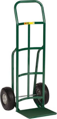 Little Giant - 600 Lb Capacity 47" OAH Hand Truck - Continuous Handle, Steel, Flat-Free Microcellular Foam Wheels - Americas Industrial Supply