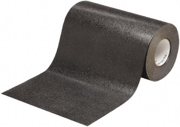 Ability One - Black Solid Color Anti-Slip Vinyl Tape - 18" Wide x 60' Long x 0.036" Thick, General Traffic - Americas Industrial Supply