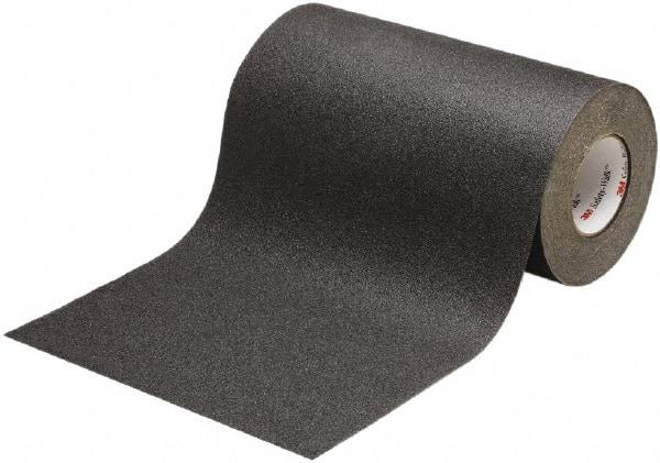 Ability One - Black Solid Color Anti-Slip Vinyl Tape - 12" Wide x 60' Long x 0.028" Thick, General Traffic - Americas Industrial Supply