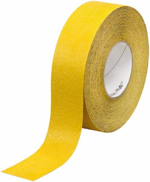 Ability One - Black Solid Color Anti-Slip Vinyl Tape - 1" Wide x 60' Long x 0.036" Thick, General Traffic - Americas Industrial Supply