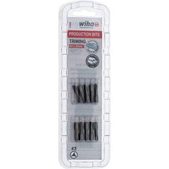 Wiha - 1/4" Drive, #3 Tri-Wing Screwdriver Bit - 1" OAL - Americas Industrial Supply
