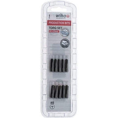 Wiha - 1/4" Drive, #8 Torq-Set Screwdriver Bit - 1" OAL - Americas Industrial Supply