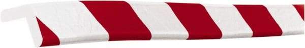 PRO-SAFE - Polyurethane Foam Type E Corner Guard - Red/White - Americas Industrial Supply