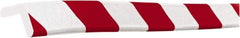 PRO-SAFE - Polyurethane Foam Type E Corner Guard - Red/White - Americas Industrial Supply