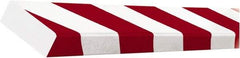PRO-SAFE - Polyurethane Foam Type D Surface Guard - Red/White - Americas Industrial Supply