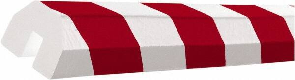 PRO-SAFE - Polyurethane Foam Type BB Edge Guard - Red/White - Americas Industrial Supply