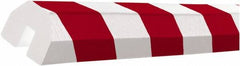 PRO-SAFE - Polyurethane Foam Type BB Edge Guard - Red/White - Americas Industrial Supply