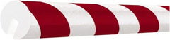 PRO-SAFE - Polyurethane Foam Type B Edge Guard - Red/White - Americas Industrial Supply