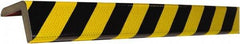 PRO-SAFE - Polyurethane Foam Type H+ Corner Guard - Black/Yellow - Americas Industrial Supply