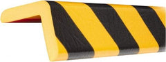 PRO-SAFE - Polyurethane Foam Type H+ Corner Guard - Black/Yellow - Americas Industrial Supply