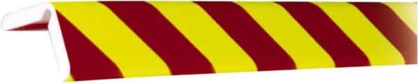 PRO-SAFE - Polyurethane Foam Type H+ Corner Guard - Red/Yellow - Americas Industrial Supply