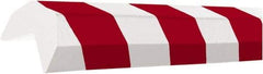 PRO-SAFE - Polyurethane Foam Type AA Corner Guard - Red/White - Americas Industrial Supply