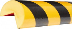 PRO-SAFE - Polyurethane Foam Type A+ Corner Guard - Black/Yellow - Americas Industrial Supply