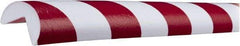 PRO-SAFE - Polyurethane Foam Type A Corner Guard - Red/White - Americas Industrial Supply