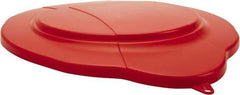 Vikan - 5 Gal Polypropylene Pail Lid - Red - Americas Industrial Supply