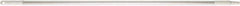Vikan - 52 x 1" Aluminum Squeegee Handle - European Threaded Connection, White - Americas Industrial Supply