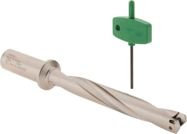 Hertel - 0.8465 to 0.866" Diam, 7xD, 150.5mm Max Depth, 1" Shank Diam, Replaceable Tip Drill - HMD-MAT Toolholder, Series HMD - Americas Industrial Supply