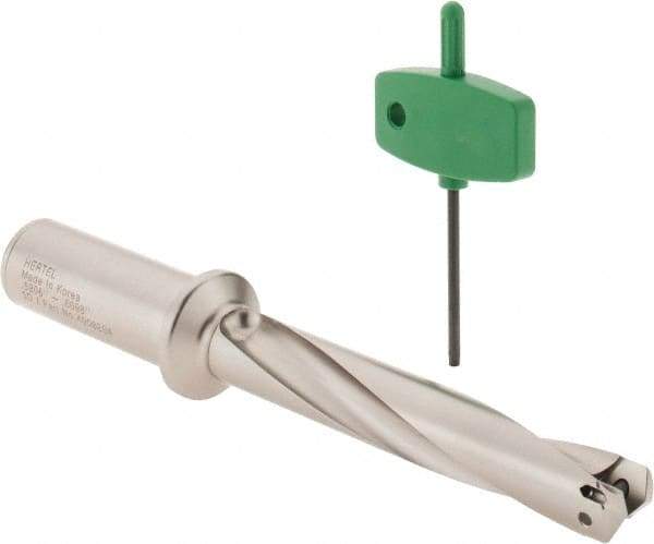 Hertel - 13.5 to 13.99mm Diam, 5xD, 67.5mm Max Depth, 3/4" Shank Diam, 84mm Flute, Replaceable Tip Drill - HMD-MAD Toolholder, Series HMD - Americas Industrial Supply
