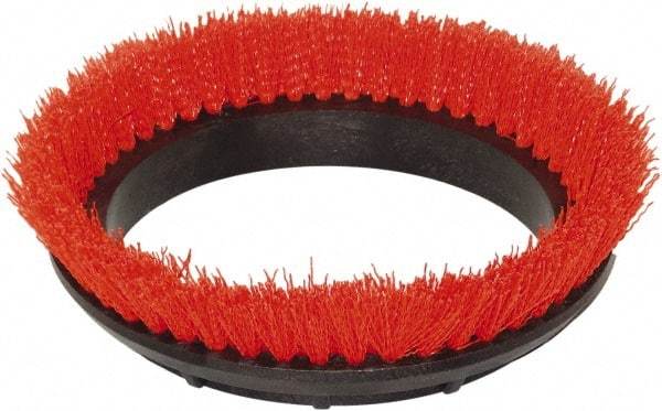 Bissell - Scrubbing Brush - 12" Machine, Orange Pad, Polyester - Americas Industrial Supply