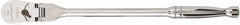 GearWrench - 1/2" Drive Pear Head Ratchet - Full Polish Chrome Finish, 17" OAL, 60 Gear Teeth, Full Polished Handle, Flex Head - Americas Industrial Supply