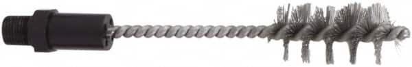 Value Collection - Blow Gun Steel Wire Brush - 1/4 NPT, 8-1/4" Long - Americas Industrial Supply