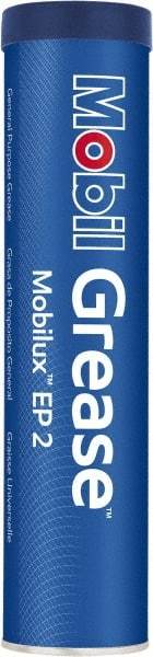 Mobil - 13.7 oz. Cartridge Extreme Pressure Multipurpose Grease - 266°F Max, Lithium, Brown - Americas Industrial Supply