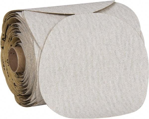 3M - 5" Diam, 80 Grit Ceramic Adhesive PSA Disc - Americas Industrial Supply