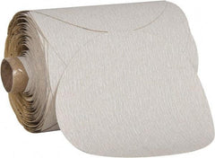 3M - 5" Diam, 180 Grit Aluminum Oxide Adhesive PSA Disc - Very Fine Grade, Reddish Brown, Film Backing, Flexible, Use with Random Orbital Sanders - Americas Industrial Supply