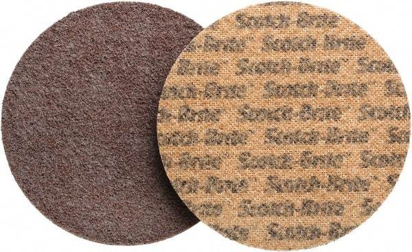 3M - 7" Diam, Aluminum Oxide Hook & Loop Disc - Coarse Grade, Nonwoven, - Americas Industrial Supply