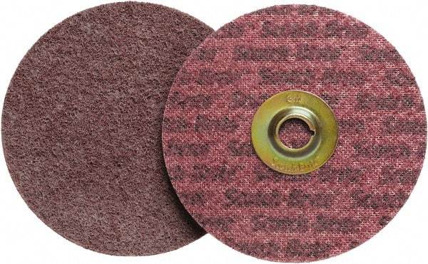3M - 4-1/2" Disc Diam, Aluminum Oxide Quick Change Disc - Type R Attaching System, Coated, Medium Grade - Americas Industrial Supply