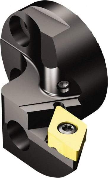 Sandvik Coromant - Left Hand Cut, Size 25, TR-DC1308 Insert Compatiblity, Internal Modular Turning & Profiling Cutting Unit Head - 20mm Ctr to Cutting Edge, 27mm Head Length, Through Coolant, Series CoroTurn TR - Americas Industrial Supply