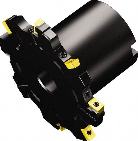 Sandvik Coromant - Arbor Connection, 0.2362" Cutting Width, 2" Depth of Cut, 200mm Cutter Diam, 1.5748" Hole Diam, Indexable Slotting Cutter - 1.5748" Shank Diam, N331.1A-04 Insert, Right Hand Cutting Direction - Americas Industrial Supply