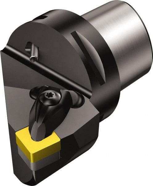 Sandvik Coromant - Right Hand Cut, Size C8, SNMG 19 06 12 & SNMG 643 Insert Compatiblity, External Modular Turning & Profiling Cutting Unit Head - 45mm Ctr to Cutting Edge, 80mm Head Length, Through Coolant, Series T-Max P - Americas Industrial Supply