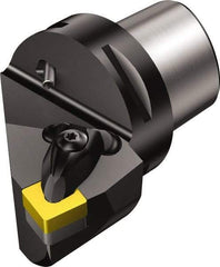 Sandvik Coromant - Right Hand Cut, Size C8, SNMG 25 07 24 & SNMG 856 Insert Compatiblity, External Modular Turning & Profiling Cutting Unit Head - 45mm Ctr to Cutting Edge, 80mm Head Length, Through Coolant, Series T-Max P - Americas Industrial Supply