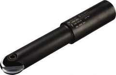 Sandvik Coromant - 16mm Cut Diam, 2.4mm Max Depth of Cut, 20mm Shank Diam, 166mm OAL, Indexable Ball Nose End Mill - 29.25mm Head Length, Straight Shank, R216F.. AC Toolholder, R216F-16.. Insert - Americas Industrial Supply