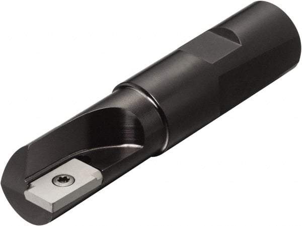 Sandvik Coromant - 1 Insert, 32mm Cut Diam, 32mm Arbor Diam, 15mm Max Depth of Cut, Indexable Square-Shoulder Face Mill - 100mm High, R216.2-07T3 & R216.2-15T308-1 Insert Compatibility, Series U-Max - Americas Industrial Supply