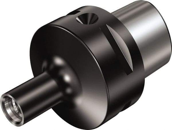 Sandvik Coromant - C4 Taper Shank 19.2mm Hole End Mill Holder/Adapter - 19.2mm Nose Diam, 46mm Projection, Through-Spindle & Through-Bore Coolant - Exact Industrial Supply