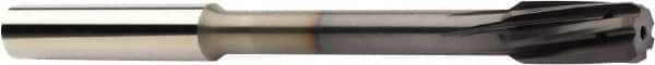 Sandvik Coromant - 8.02mm Solid Carbide 6 Flute Chucking Reamer - Spiral Flute, 20.8mm Flute Length, 100mm OAL - Americas Industrial Supply