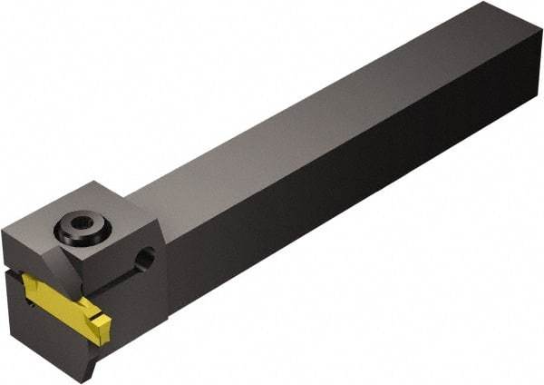 Sandvik Coromant - R/LG123..C, Right Hand, Indexable Grooving Tool Holder - N123G2-0300-0003-TF Insert Compatibility, 25mm Shank Height, 25mm Shank Width, 150mm OAL - Americas Industrial Supply