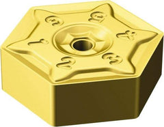 Sandvik Coromant - HNEF090508 KM Grade K20W Carbide Milling Insert - TiCN/Al2O3/TiN Finish, 5.56mm Thick, 16.2mm Inscribed Circle - Americas Industrial Supply