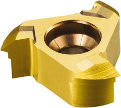 Sandvik Coromant - 1.5mm Pitch, Internal Thread, Metric 60° Standard, 327..MM-TH 1025 Grade Thread Mill Insert - Carbide, TiAlN+TiN Coating - Americas Industrial Supply