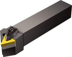 Sandvik Coromant - DTTN, Left Hand Cut, 30° Lead Angle, 20mm Shank Height x 20mm Shank Width, Negative Rake Indexable Turning Toolholder - 125mm OAL, TNMG 16 04 08 Insert Compatibility, Series T-Max P - Americas Industrial Supply