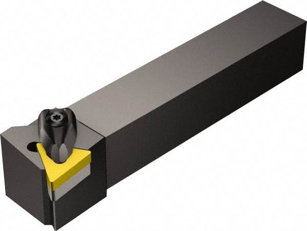 Sandvik Coromant - DTJN, Right Hand Cut, -3° Lead Angle, 1" Shank Height x 1" Shank Width, Negative Rake Indexable Turning Toolholder - 6" OAL, TNMG 16 04 08 Insert Compatibility, Series T-Max P - Americas Industrial Supply