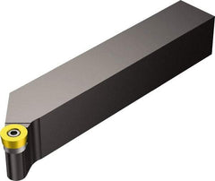 Sandvik Coromant - SRGC, Right Hand Cut, 1" Shank Height x 1" Shank Width, Neutral Rake Indexable Turning Toolholder - 5" OAL, RCMT 12 04 00 Insert Compatibility, Series CoroTurn 107 - Americas Industrial Supply