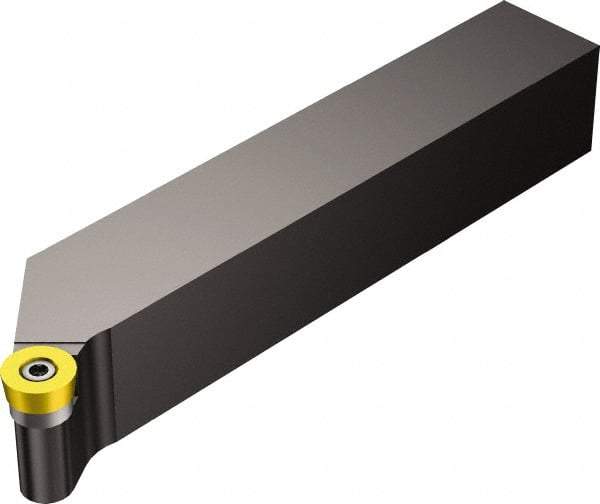 Sandvik Coromant - SRGC, Right Hand Cut, 1-1/4" Shank Height x 1-1/4" Shank Width, Neutral Rake Indexable Turning Toolholder - 6" OAL, RCMT 12 04 00 Insert Compatibility, Series CoroTurn 107 - Americas Industrial Supply