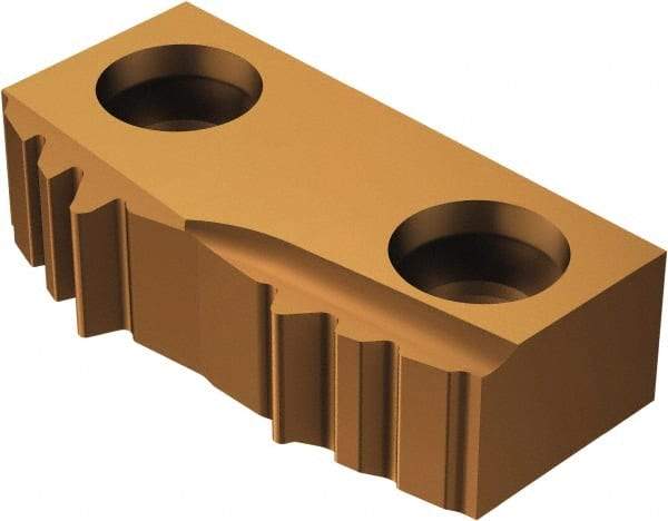 Sandvik Coromant - 16624 A Grade 1125, External API Round Threading Insert - 10 TPI Ext Pitch, Right Hand Insert, TiAlN Finish, Carbide - Americas Industrial Supply