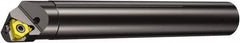 Sandvik Coromant - Internal Thread, Right Hand Cut, 10mm Shank Width x 10mm Shank Height Indexable Threading Toolholder - 5.9055" OAL, Various Insert Compatibility, R166.0L Toolholder, Series T-Max U-Lock 166 - Americas Industrial Supply