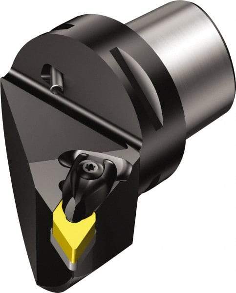 Sandvik Coromant - Right Hand Cut, Size C4, DNMG 432 Insert Compatiblity, Modular Turning & Profiling Cutting Unit Head - 27mm Ctr to Cutting Edge, 55mm Head Length, Through Coolant, Series T-Max P - Americas Industrial Supply
